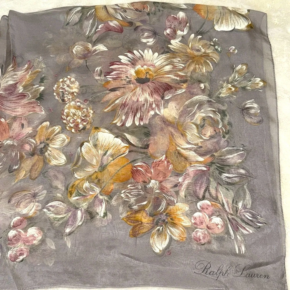 Ralph Lauren Multicolor Floral‎ Duvet Cover 34'x34'